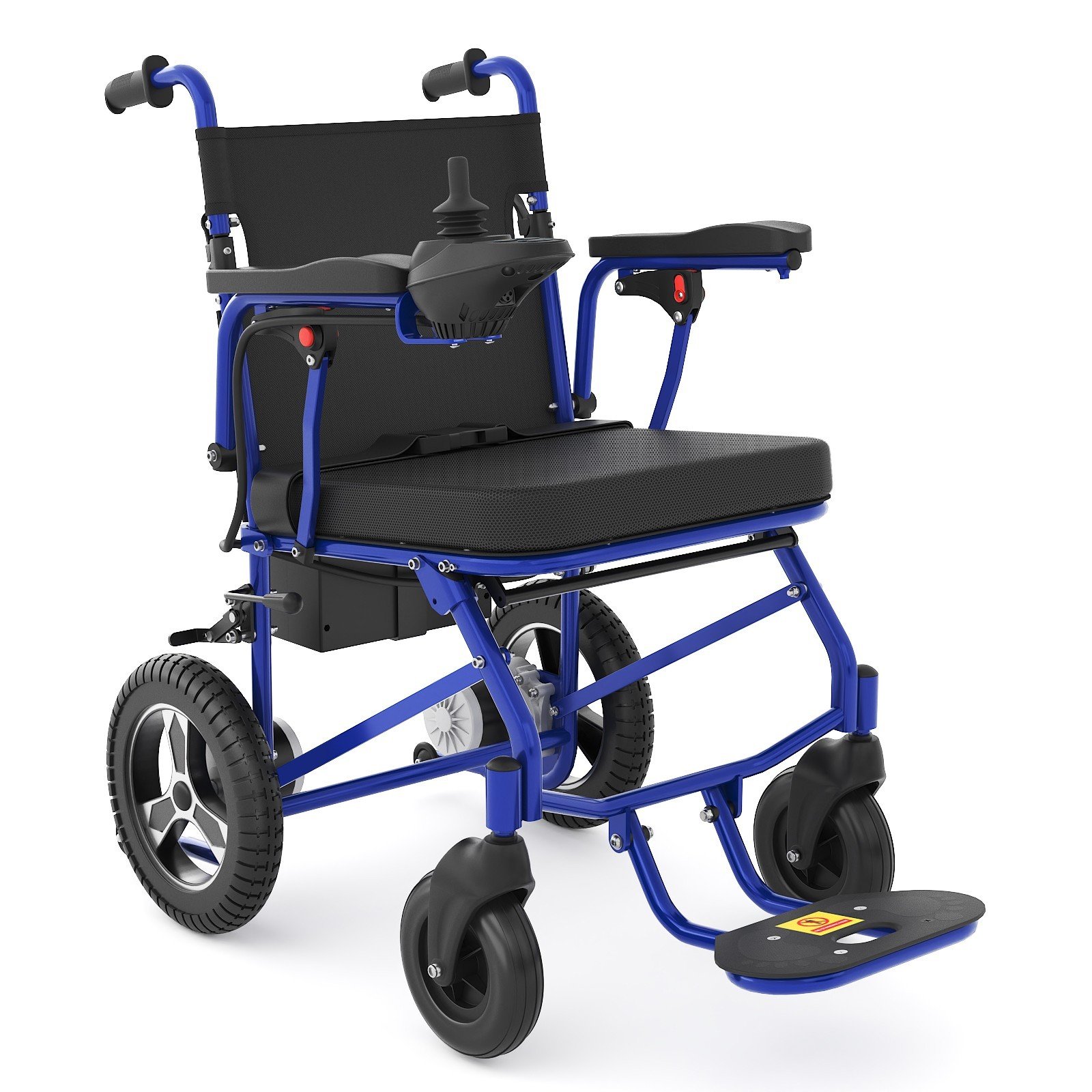 15 Miles Long Range Electric Wheelchair - 500W Power Motor - Black - Used Good