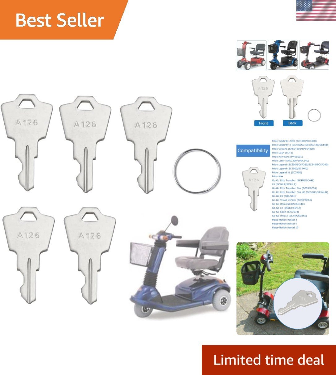 5 Durable Replacement Keys for Pride Mobility Scooters – Ultimate Peace of Mind