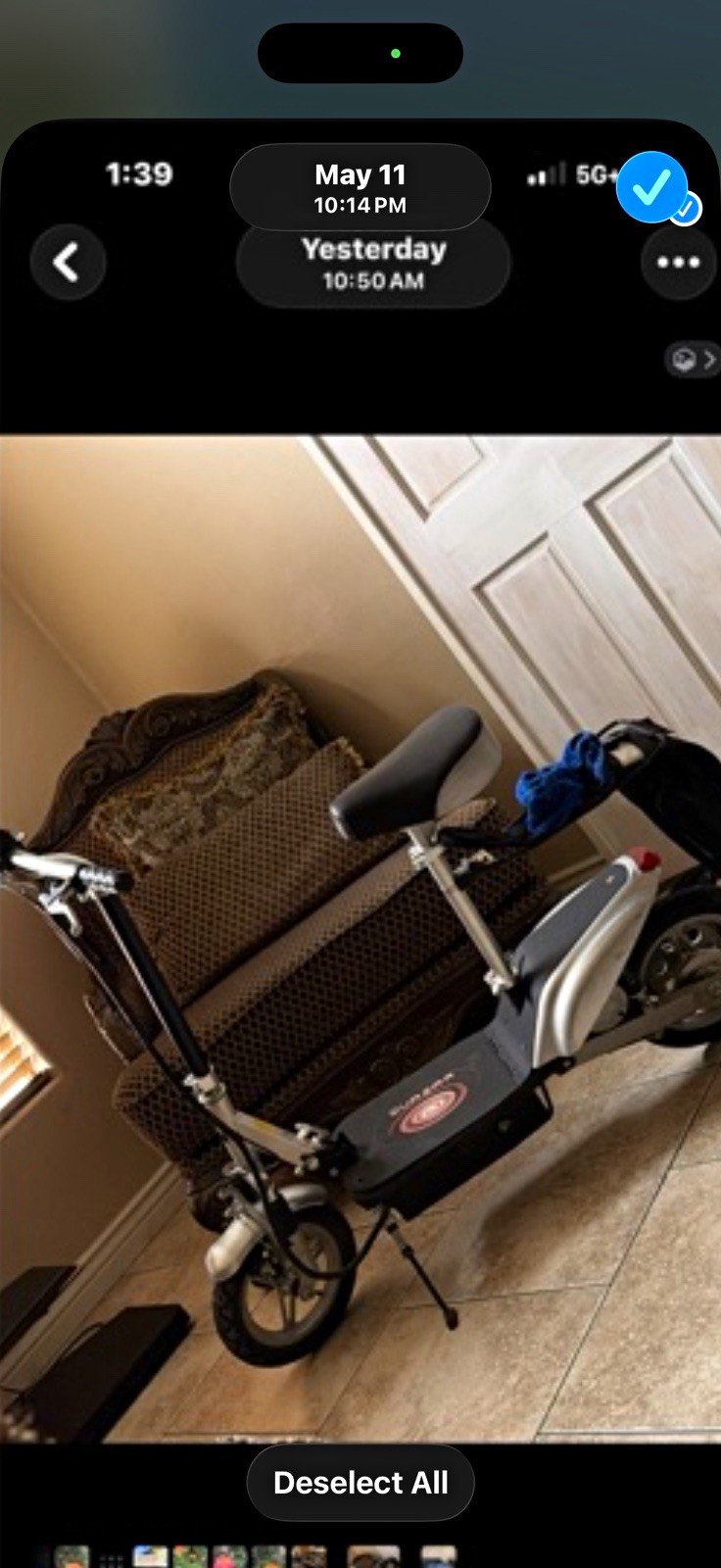 Amigo 3-Wheel Knee Walker Scooter w/ Basket, Handlebar Brakes Black/Silver