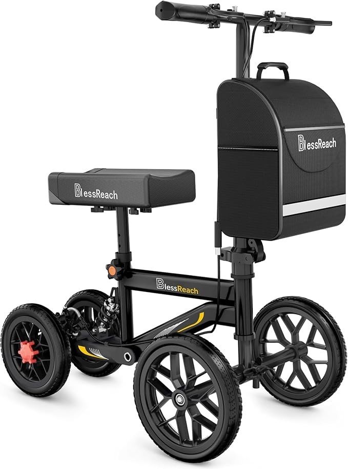 BlessReach All Terain Knee Walker Scooter for Foot Injuries