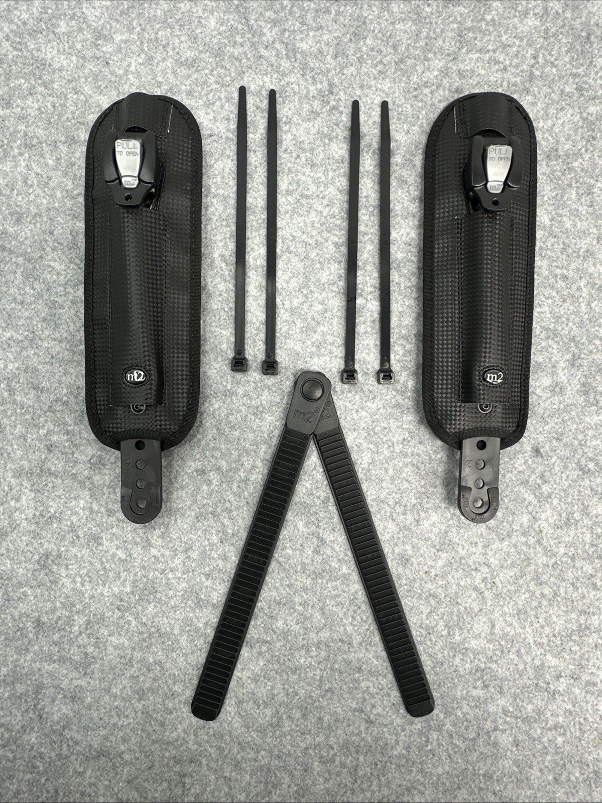 M2 INC., PADDED 10" RPS 10 RATCHETING CLICK STRAP SET(2) W/V LADDER STRAP