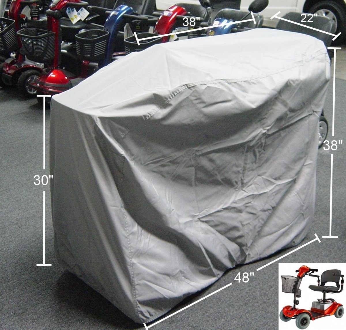 Mobility Scooter Storage Cover 48l X 22d X 38h