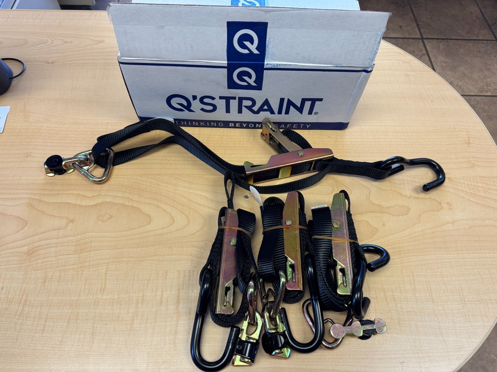 Q'Straint Wheelchair Tie-Downs Manual M-Series Set of 4 L-Track