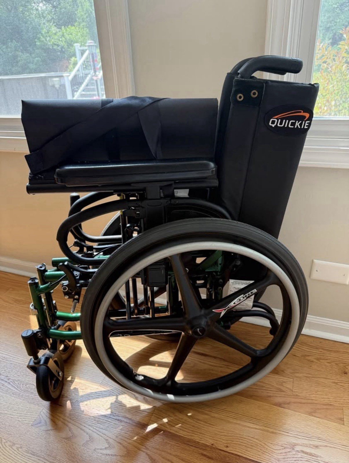 Sunrise Quickie 2 Foldable Wheelchair Transport Chair